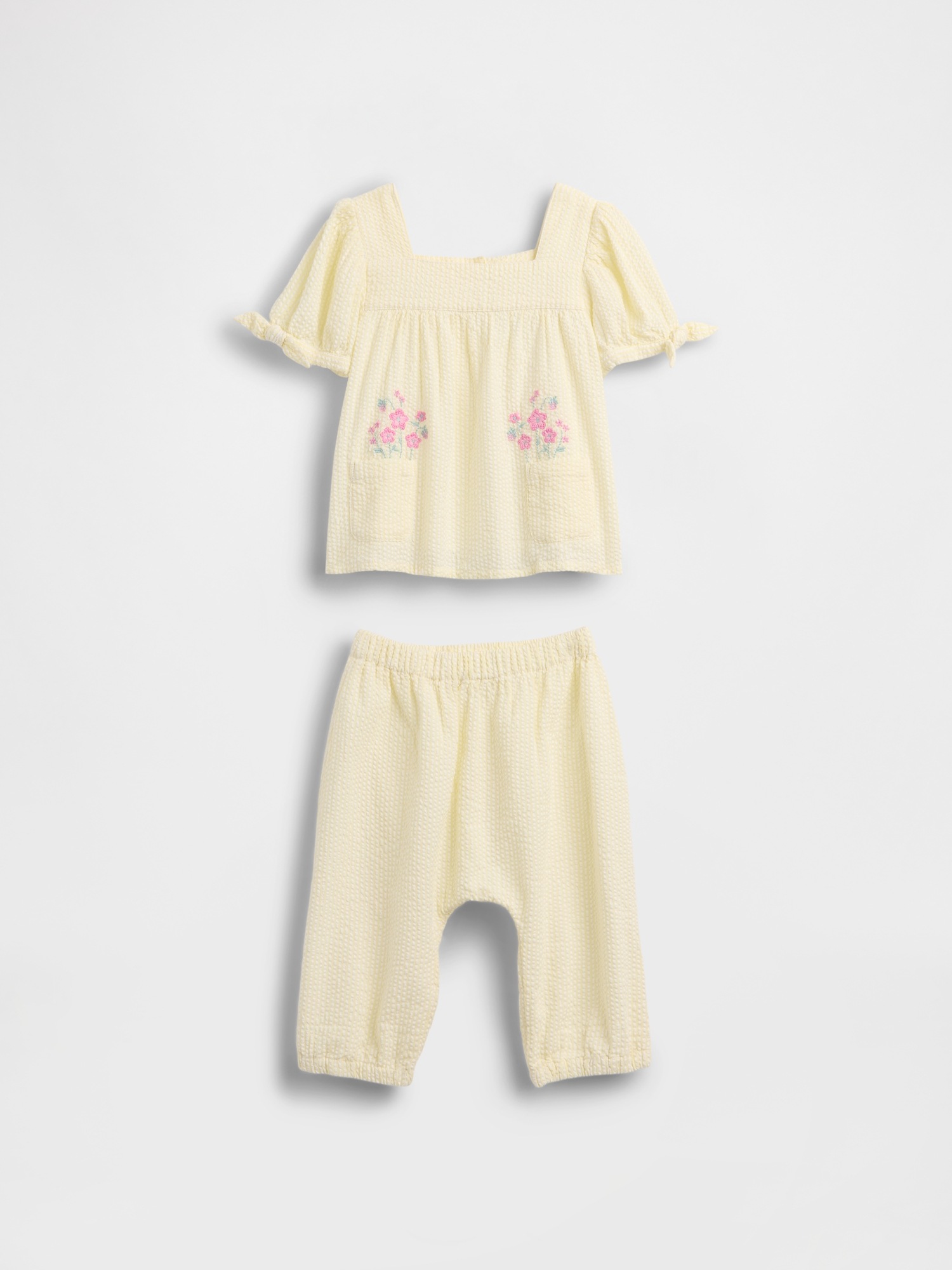 Детский комплект с воланами и рукавами-фонариками Gap Baby Ruffle