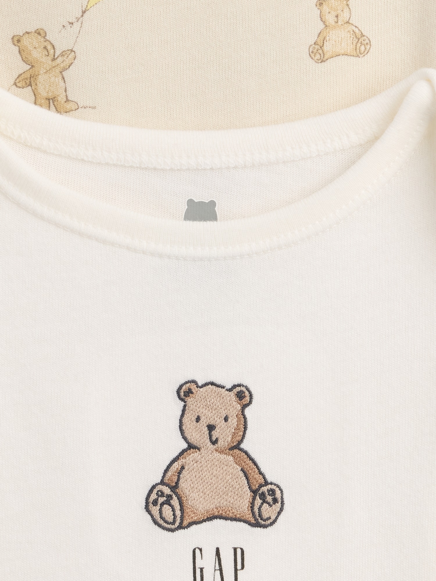 Baby Organic Cotton Brannan Bear Bodysuit (2-Pack)