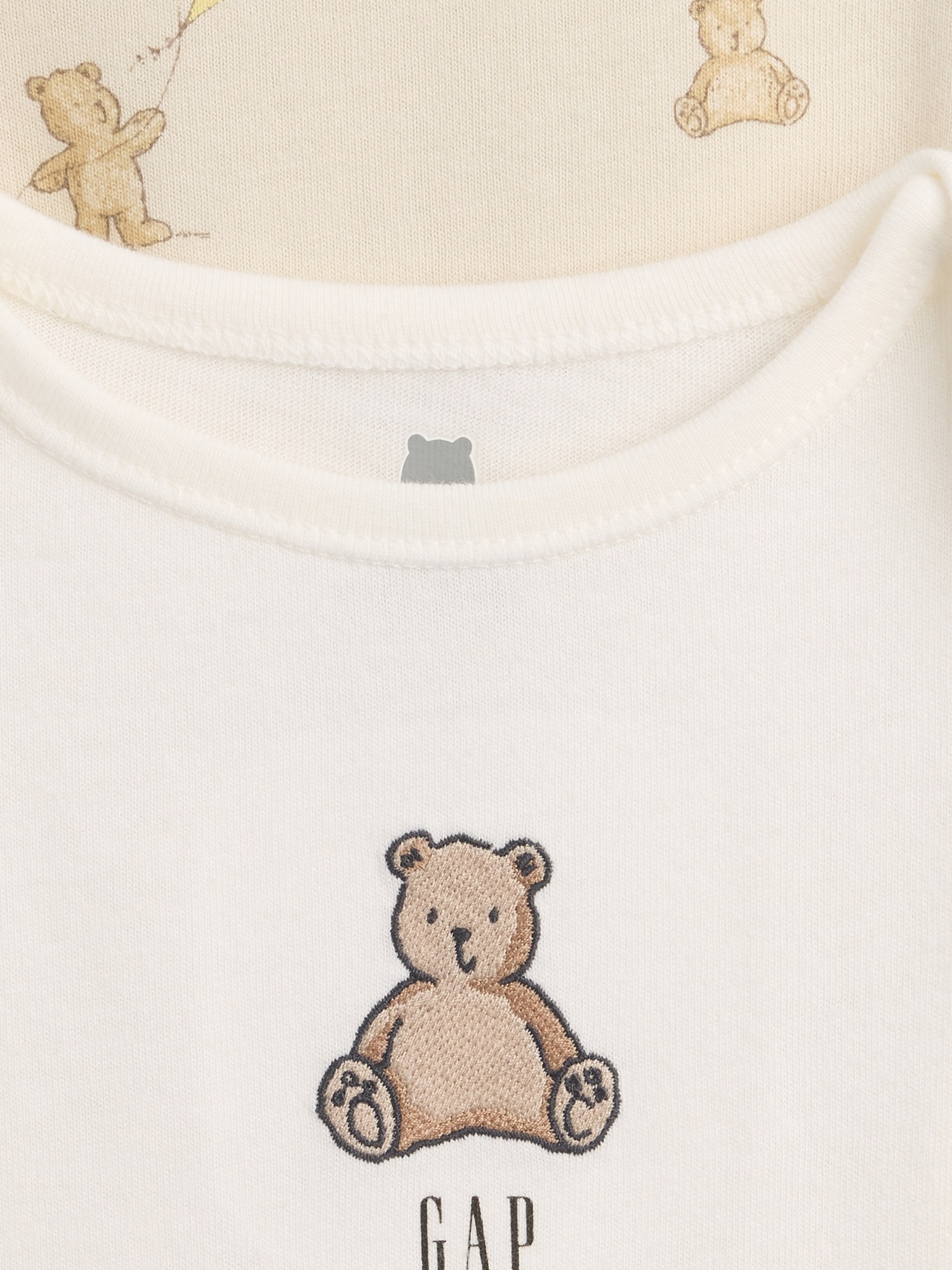 Детский боди Gap Brannan Bear из органического хлопка (2 шт) — фото 3