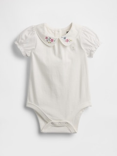 Baby First Favorites Organic Cotton Peter Pan Bodysuit