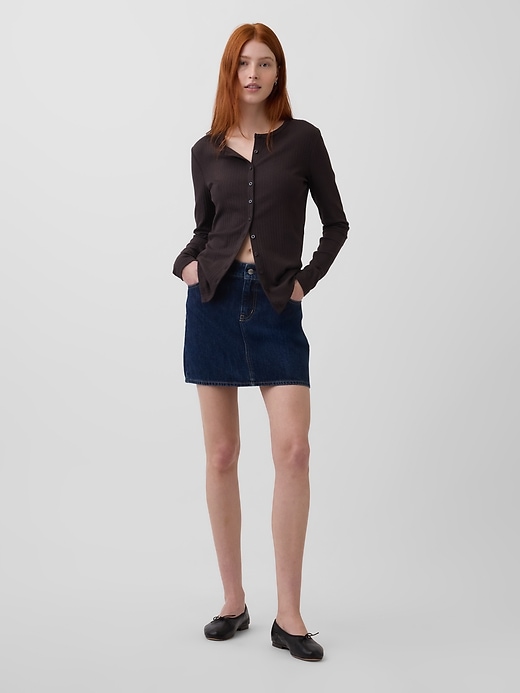 Image number 2 showing, Modern Wide Rib Cardigan