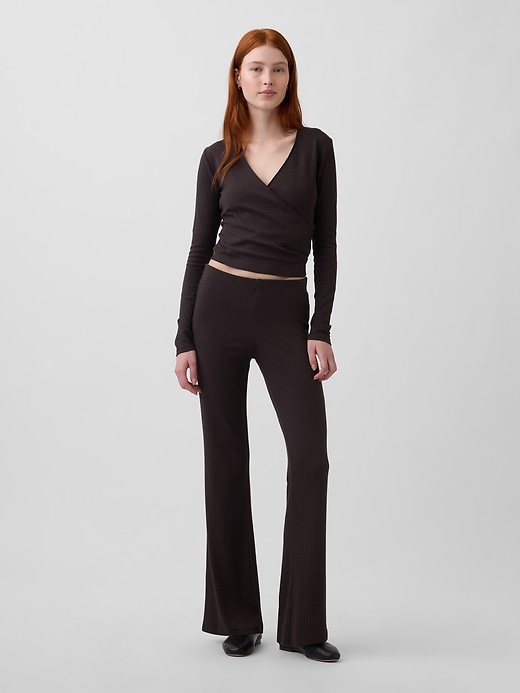 Image number 1 showing, Modern Wide Rib Flare Pants