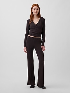 Modern Wide Rib Flare Pants