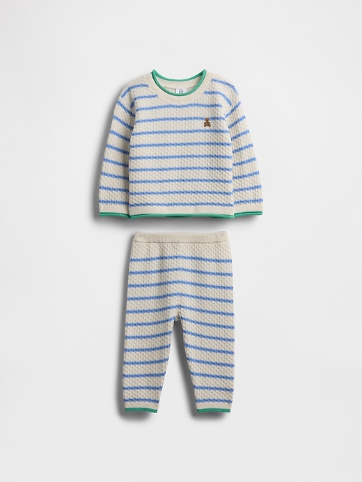 Baby Crochet Sweater Outfit Set