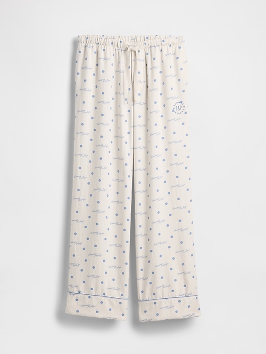 Image number 6 showing, Gap × Summer Fridays Relaxed Flannel Dotted PJ Pants