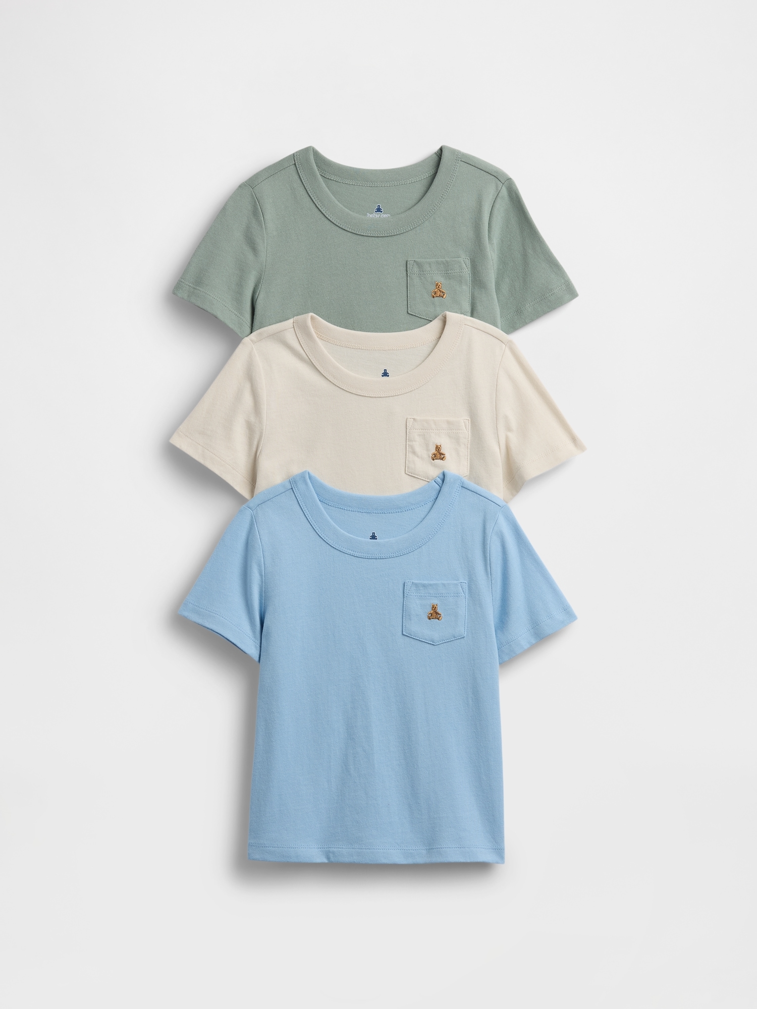 Baby & Toddler Mix Match Pocket T-Shirt (3-Pack)