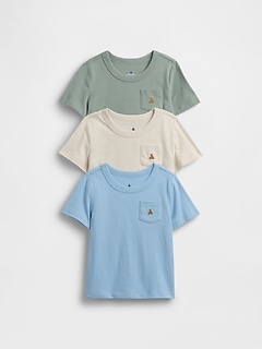 Baby & Toddler Mix & Match Pocket T-Shirt (3-Pack)