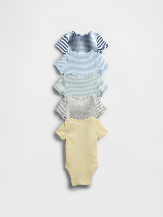 Image number 2 showing, Baby First Favorites TinyRib Bodysuit (5-Pack)