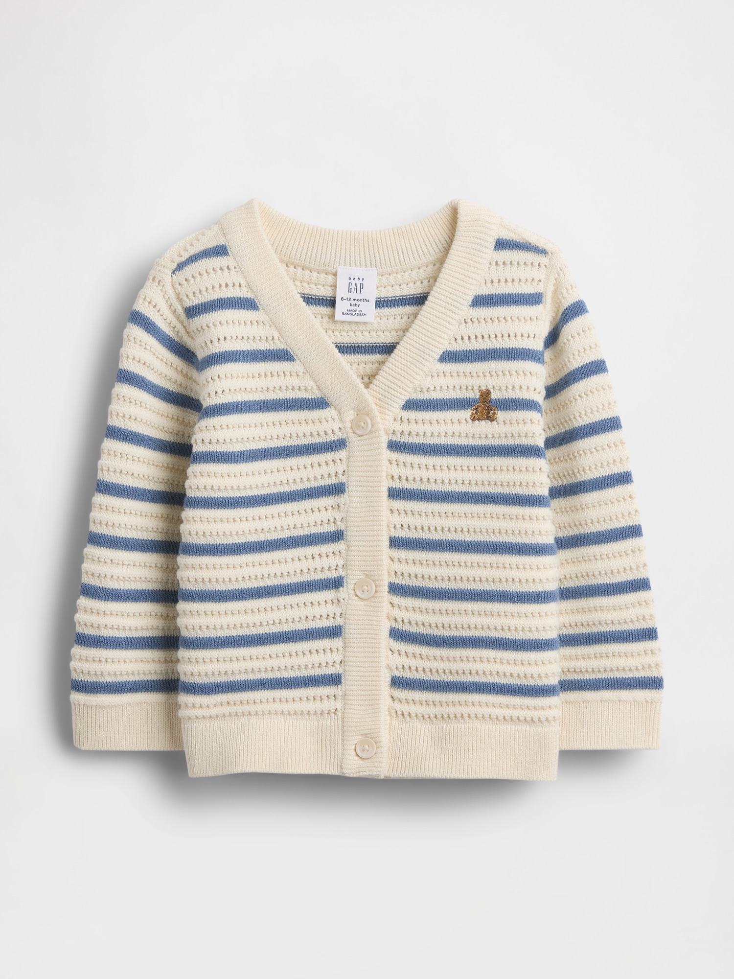 Gap Kids' Baby Crochet Cardigan Sweater In Multi
