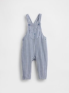 Baby Cotton-Gauze Brannan Bear Overalls