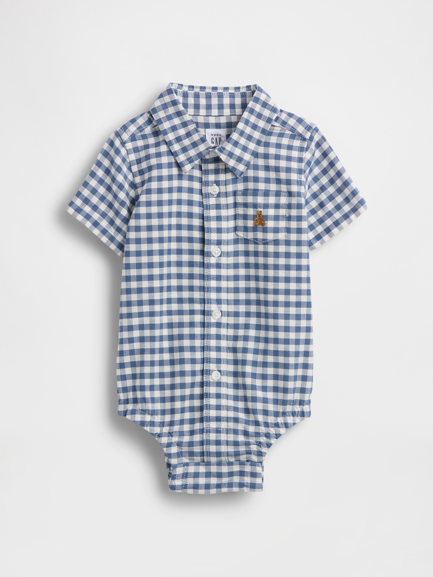Baby Gingham Oxford Bodysuit