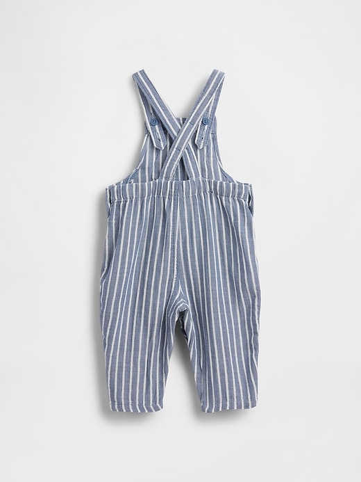 Image number 2 showing, Baby Cotton-Gauze Brannan Bear Overalls