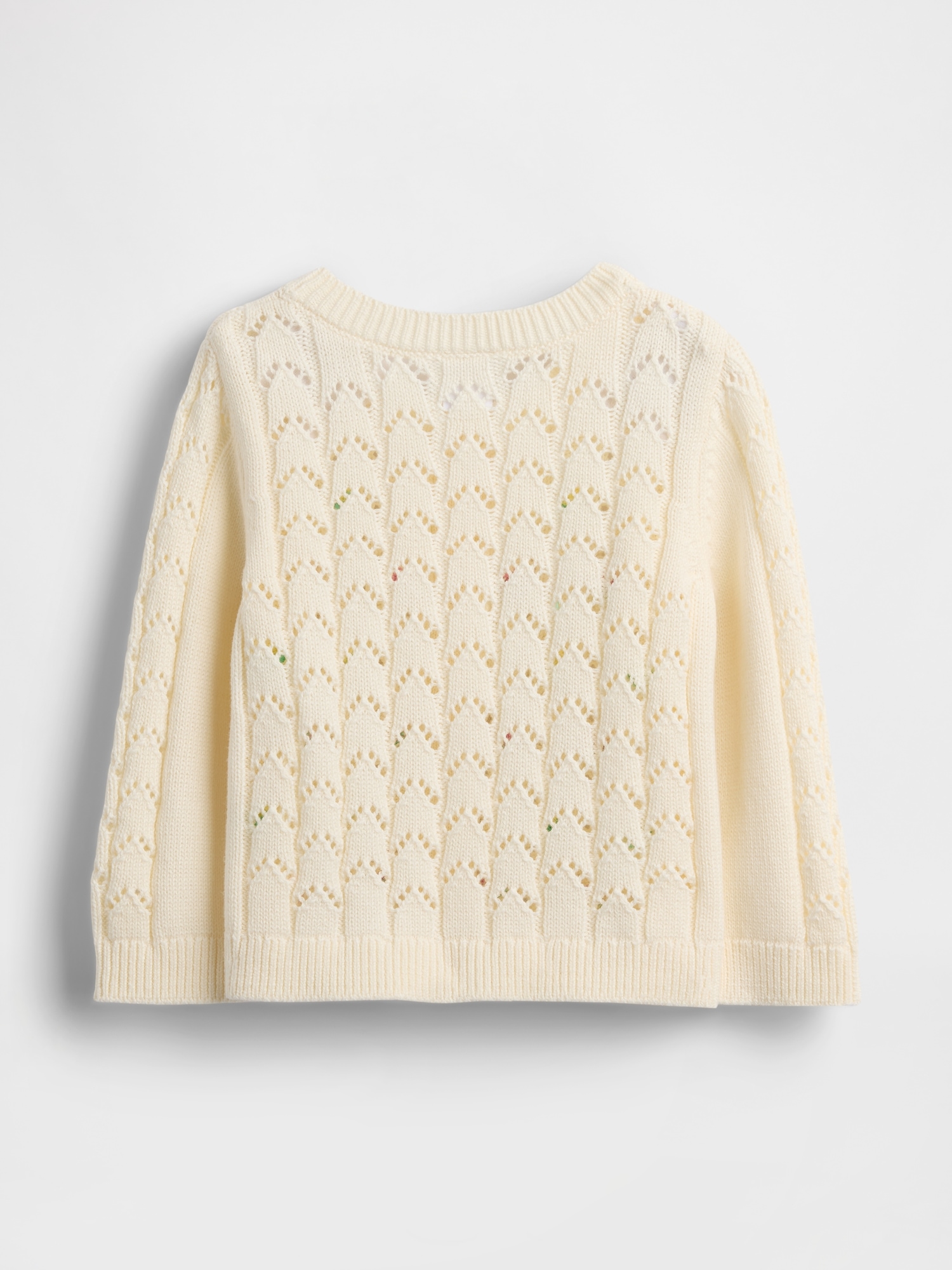 Baby Floral Pointelle Cardigan