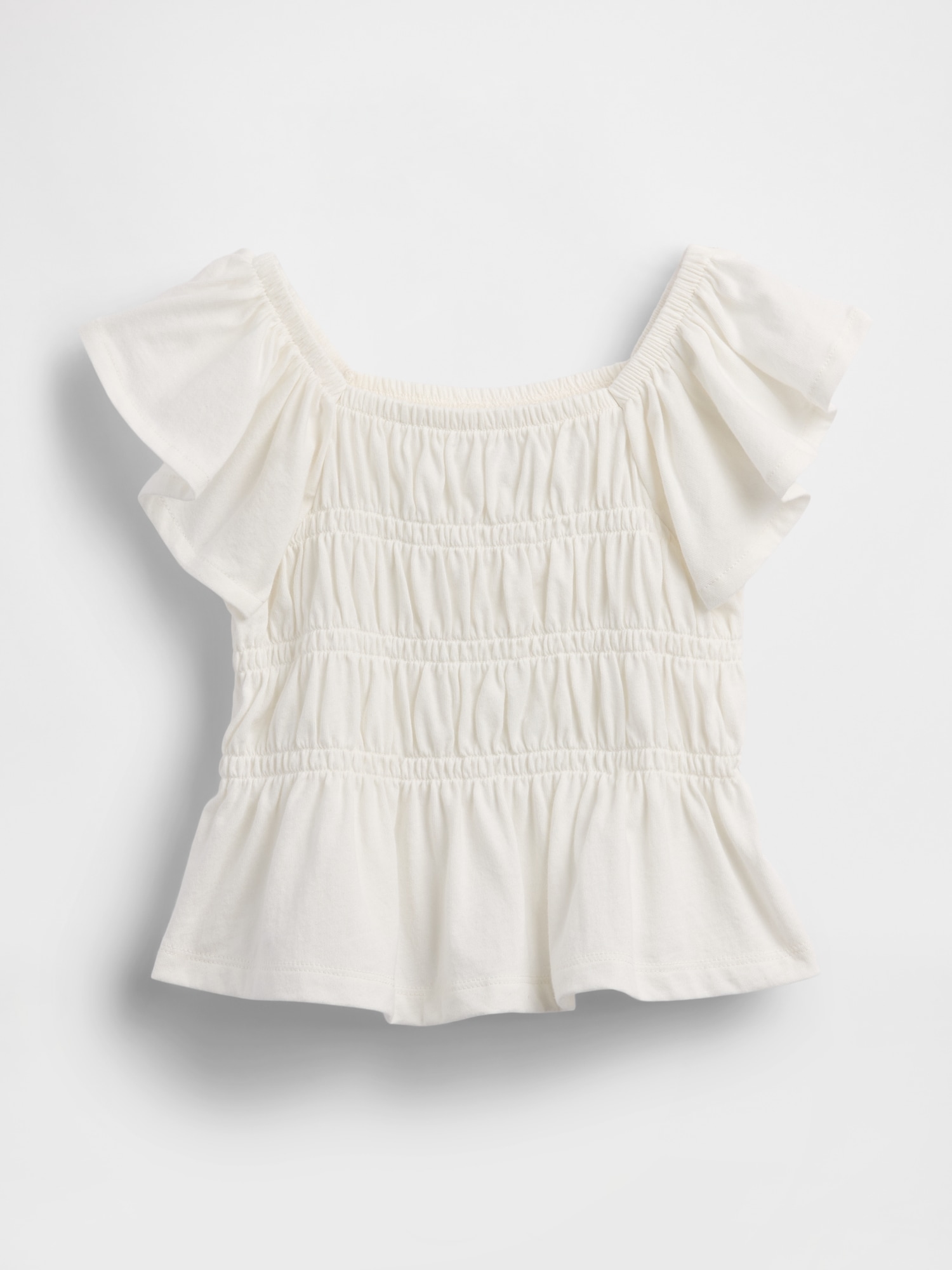 Baby & Toddler Smocked Flutter-Sleeve Top