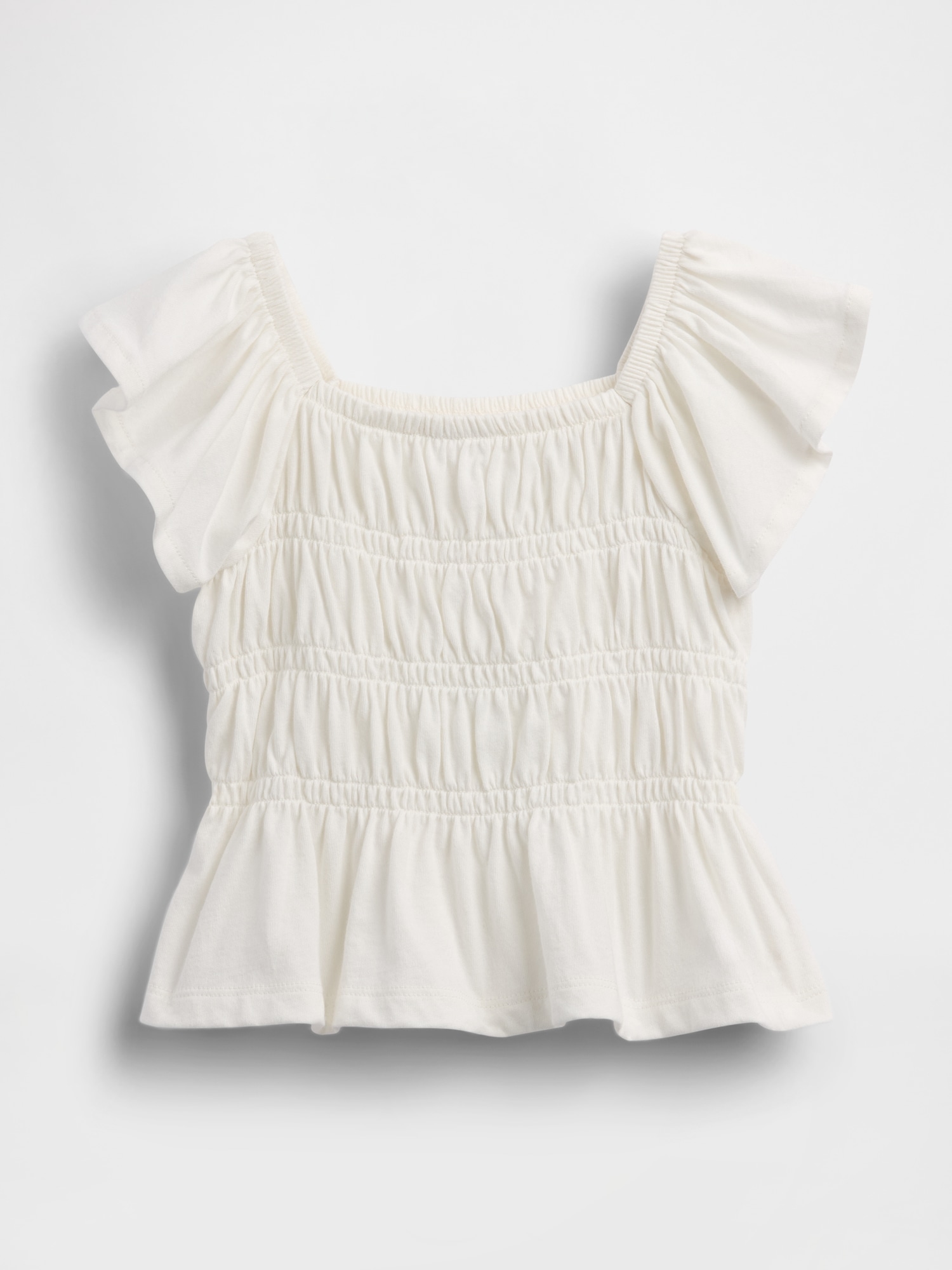 Baby & Toddler Smocked Flutter-Sleeve Top
