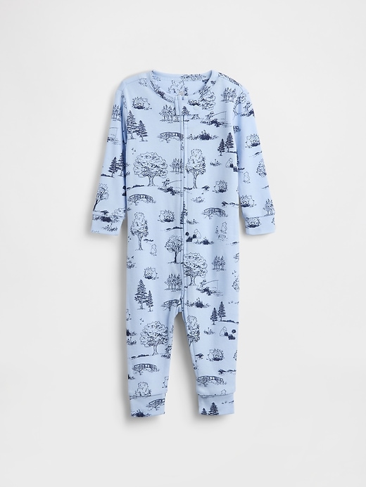 Image number 1 showing, Baby Winnie The Pooh Organic Cotton One-Piece