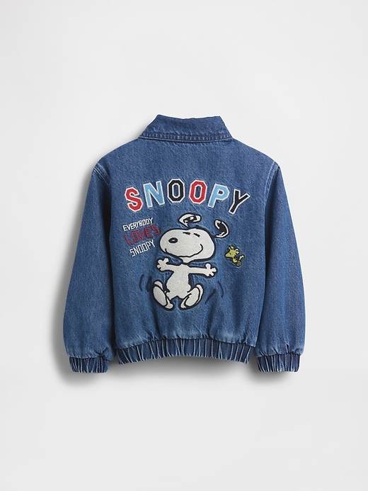 Image number 3 showing, Baby & Toddler Snoopy Logo Denim Jacket