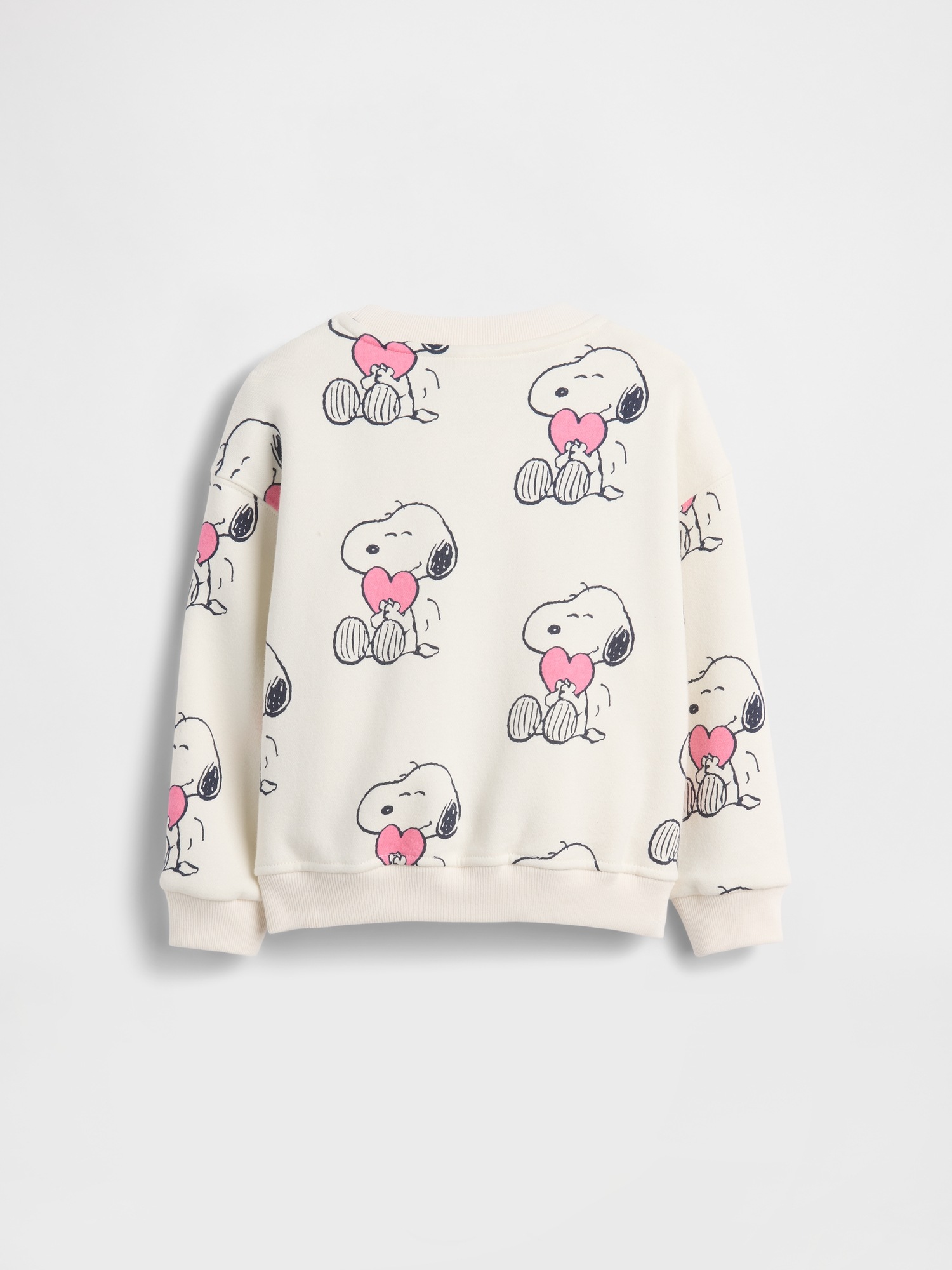 Толстовка Gap VintageSoft Snoopy Sweatshirt для малышей, цвет: Слоновая кость морозный — фото 3