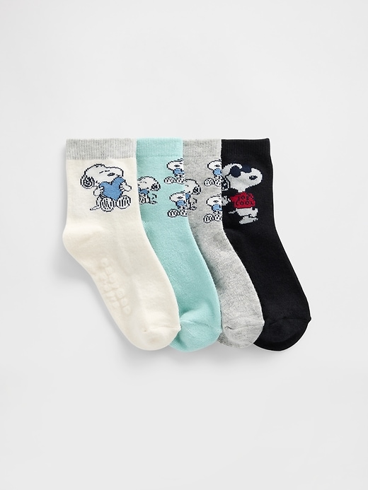 Baby & Toddler Snoopy Quarter Crew Socks (4-Pack)