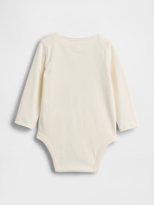 Image number 2 showing, Baby First Favorites Organic Cotton NYC Logo Pocket Bodysuit