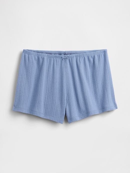 Image number 6 showing, Pointelle PJ Shorts