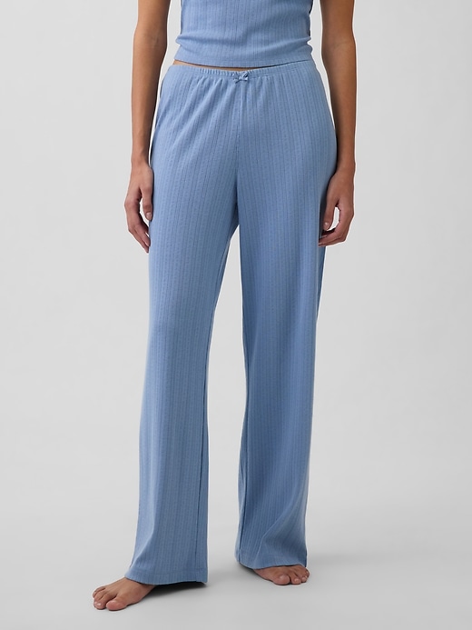 Image number 2 showing, Pointelle PJ Pants