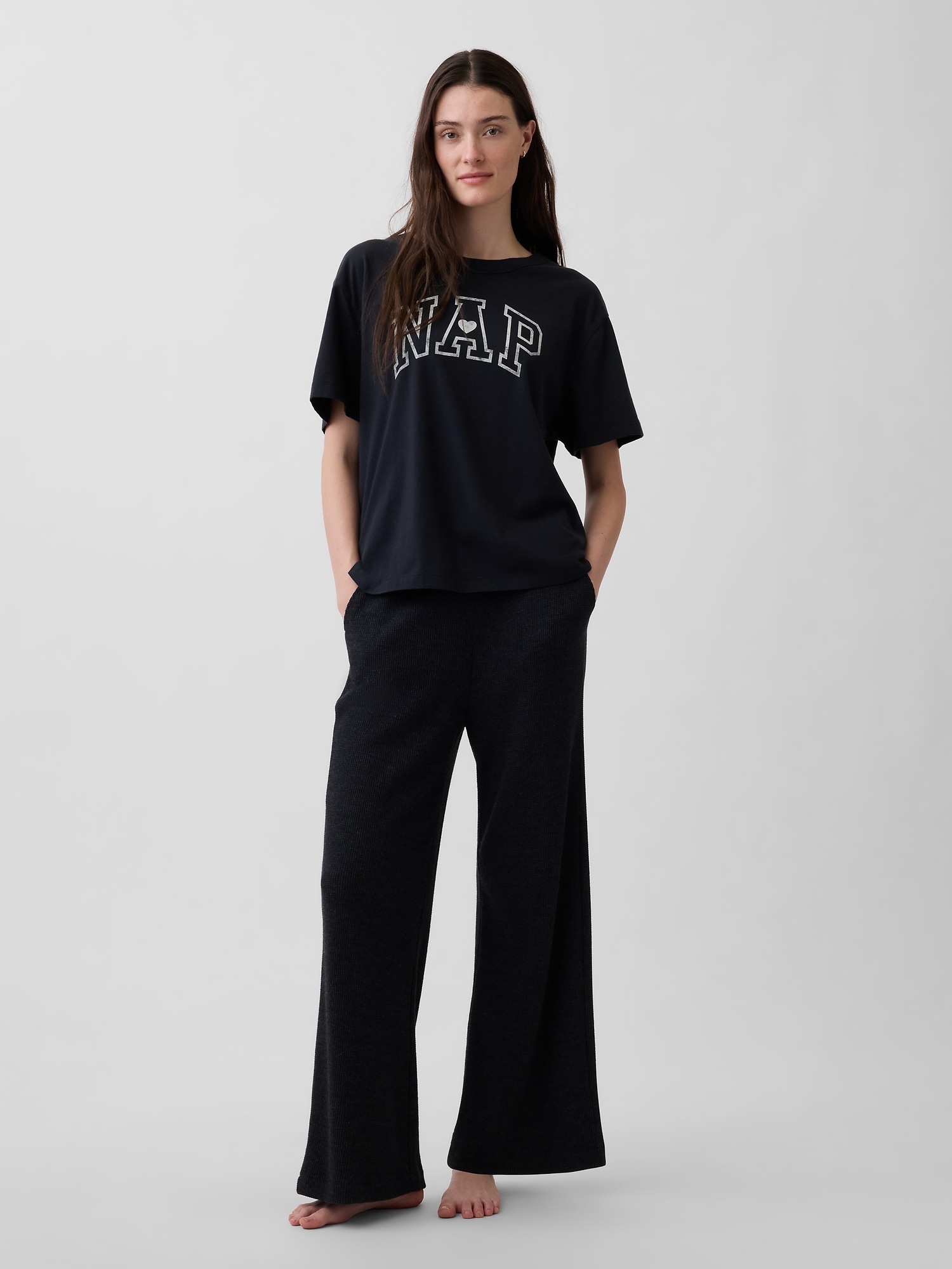Organic Cotton Oversized NAP Logo PJ T-Shirt