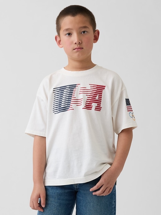 Image number 1 showing, Kids Team USA Oversized T-Shirt