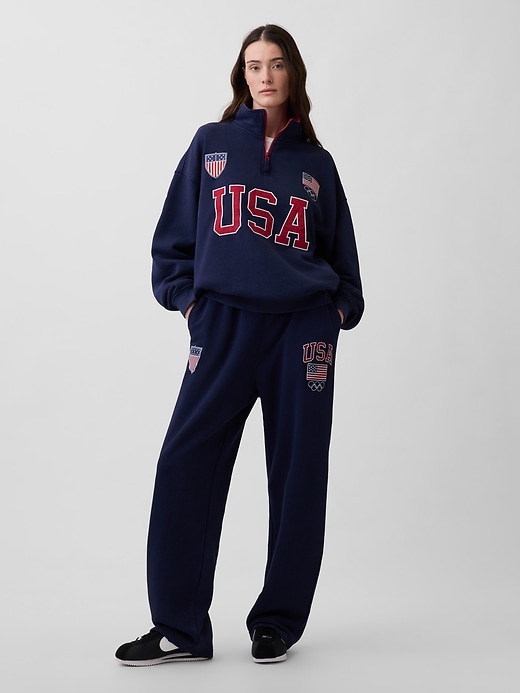 Image number 5 showing, Adult Team USA Heavyweight Sweatpants