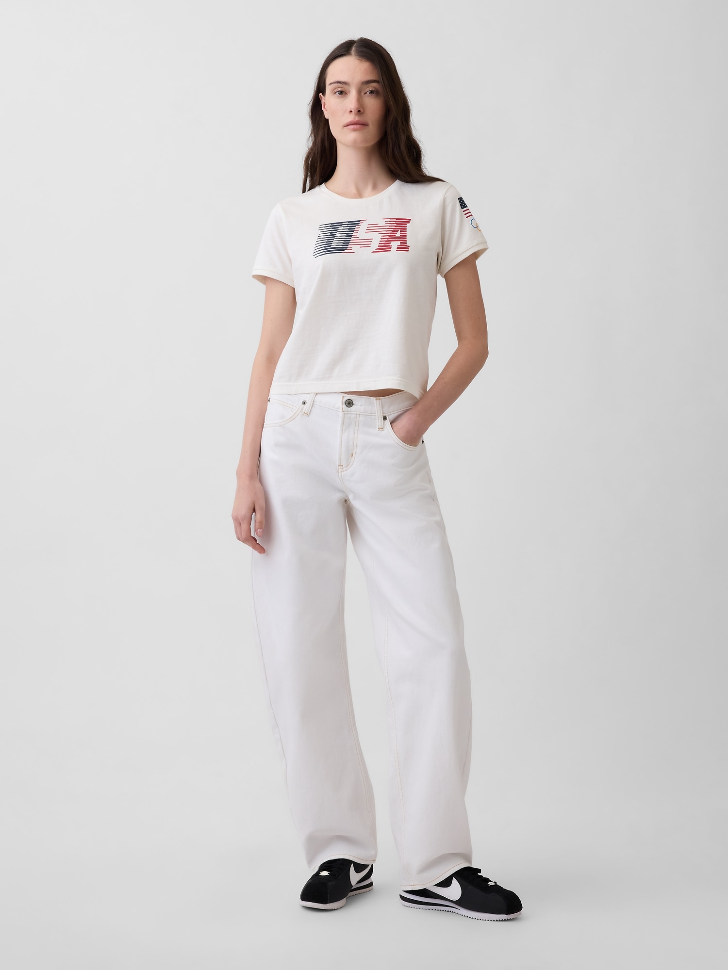 Team USA Crop T-Shirt