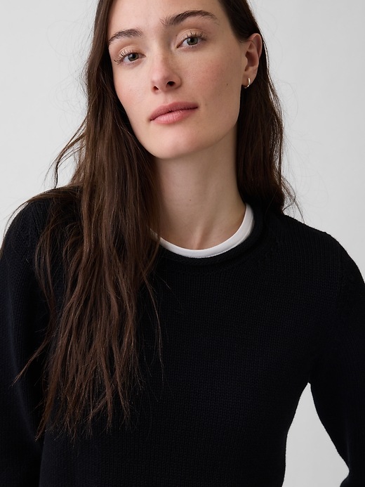 100% Cotton Rollneck Sweater