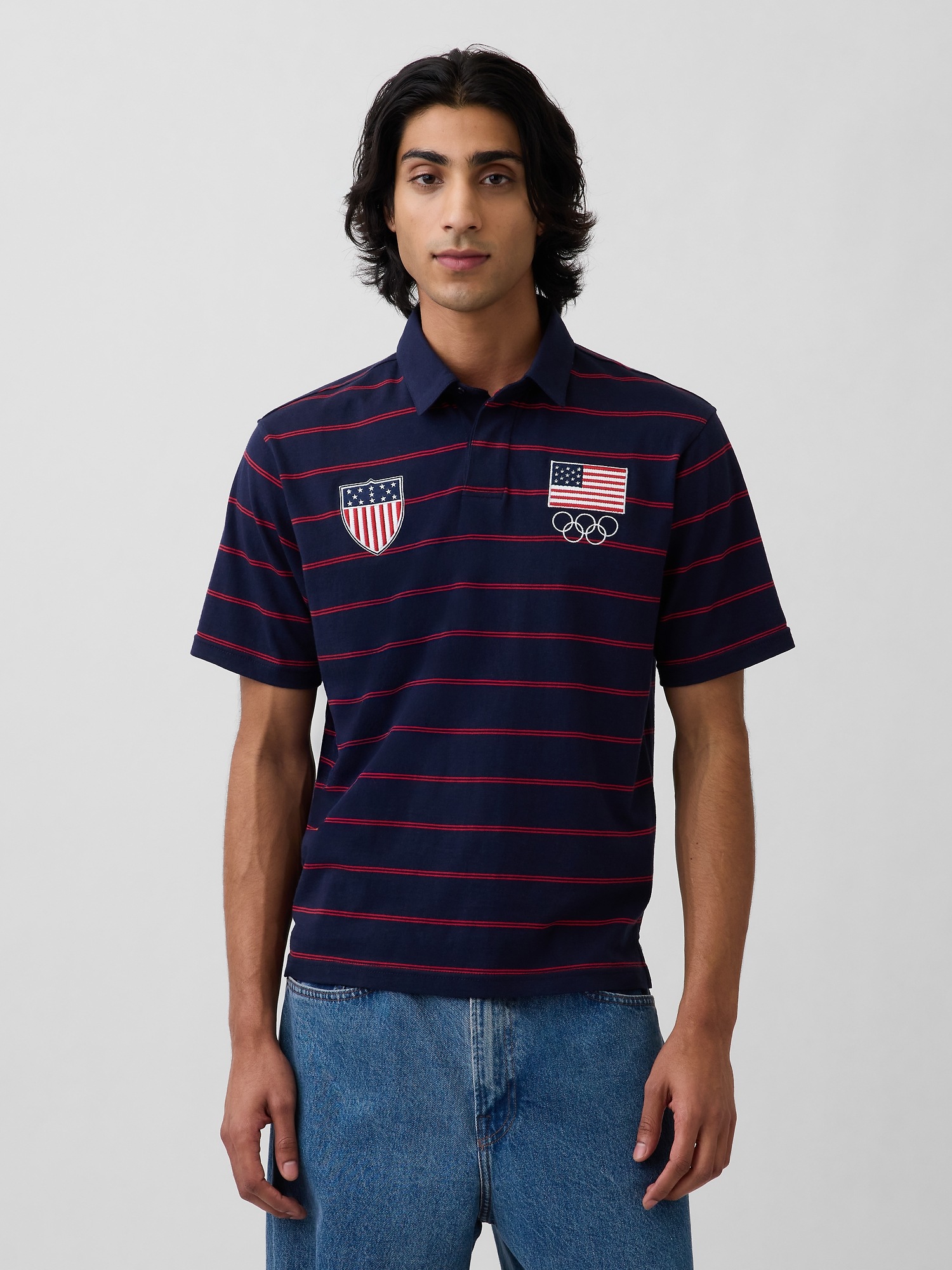 Мужские рубашки Gap Adult Team USA Polo Shirt