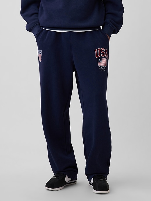 Image number 2 showing, Adult Team USA Heavyweight Sweatpants