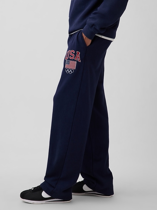 Image number 3 showing, Adult Team USA Heavyweight Sweatpants