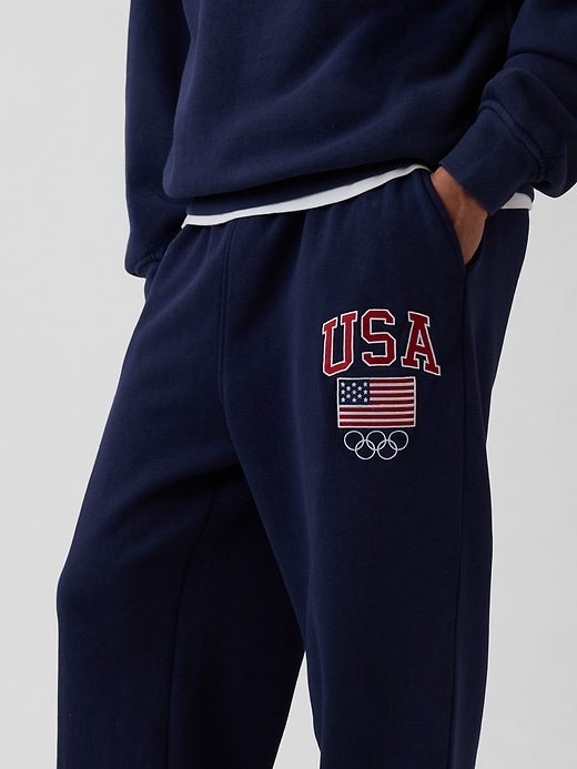 Image number 6 showing, Adult Team USA Heavyweight Sweatpants