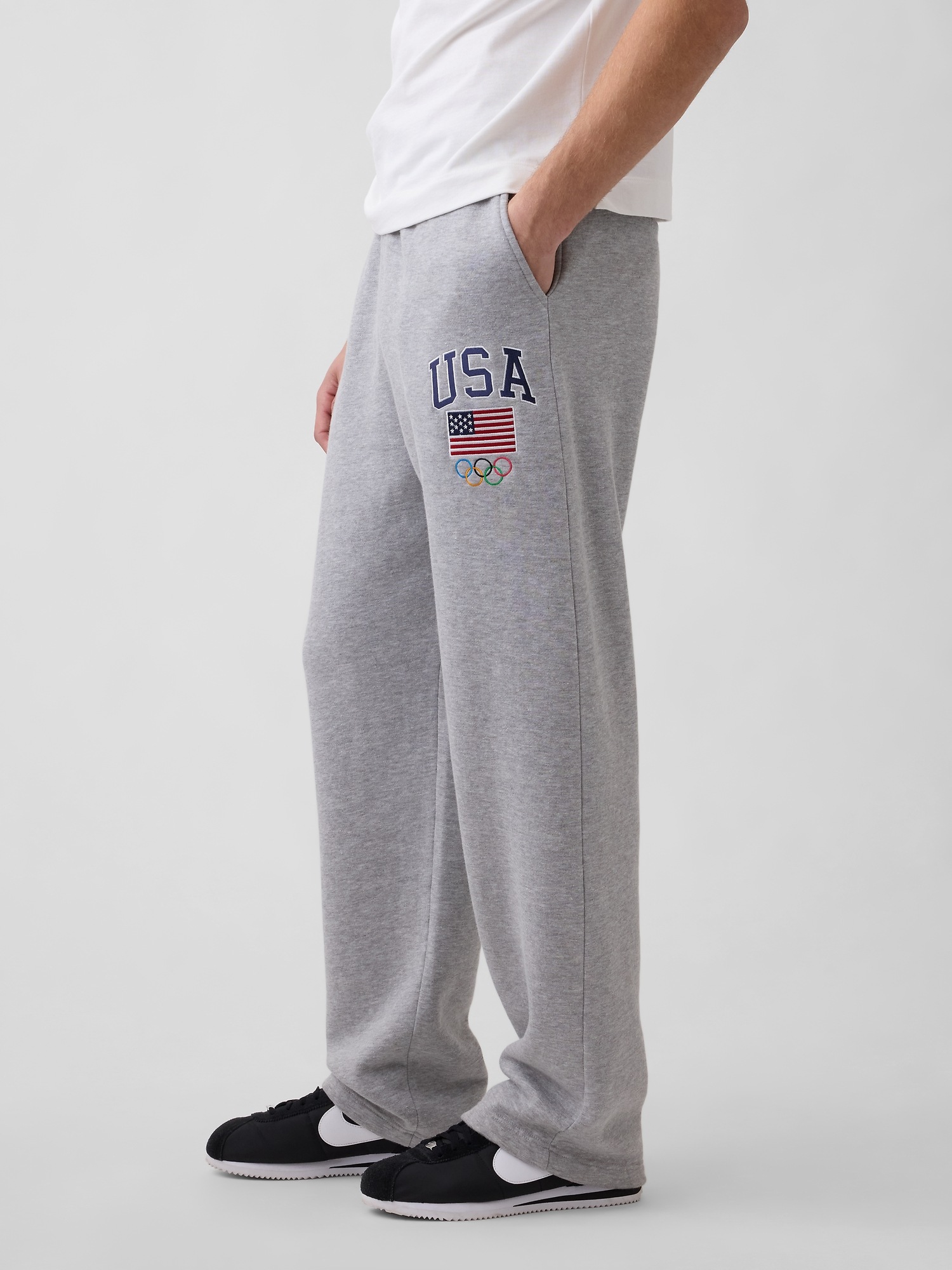 Мужские брюки Gap Adult Team USA Heavyweight Sweatpants — фото 3