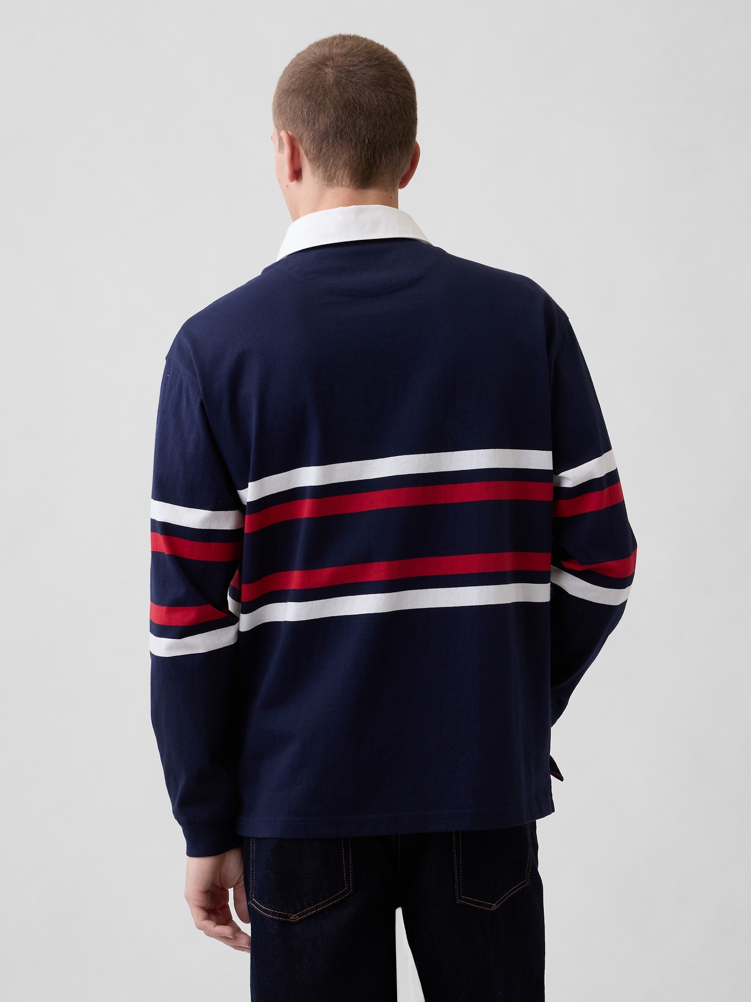 Мужские рубашки Gap Adult Team USA Rugby Shirt — фото 3