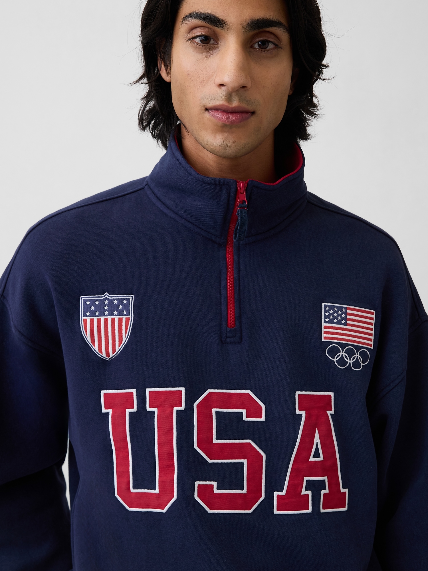 Adult Team USA Heavyweight Quarter-Zip Pullover