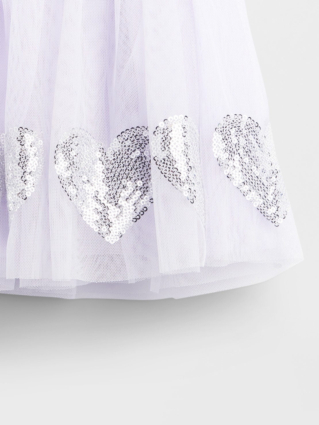 Baby & Toddler Tulle Sequin Heart Skirt