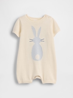 Baby Bunny Sweater Shorty One-Piece