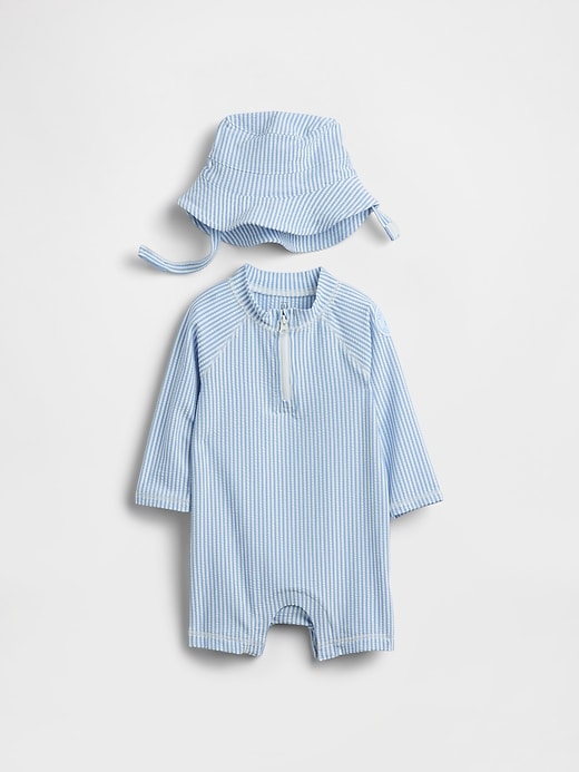 Image number 1 showing, Baby Rash Guard Swim Set