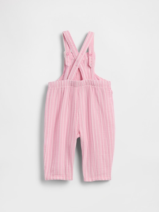 Image number 2 showing, Baby Cotton-Gauze Brannan Bear Overalls