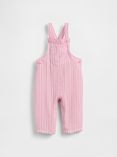 Baby Cotton-Gauze Brannan Bear Overalls