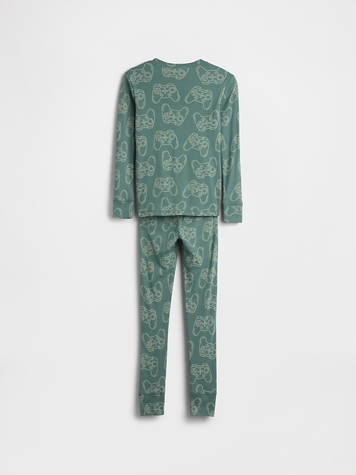 Image number 2 showing, Kids Organic Brushed Cotton PJ Set