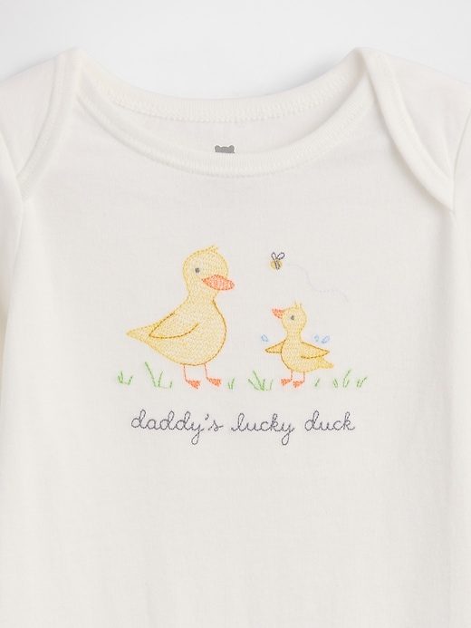 Image number 3 showing, Baby First Favorites Organic Cotton Graphic Bodysuit