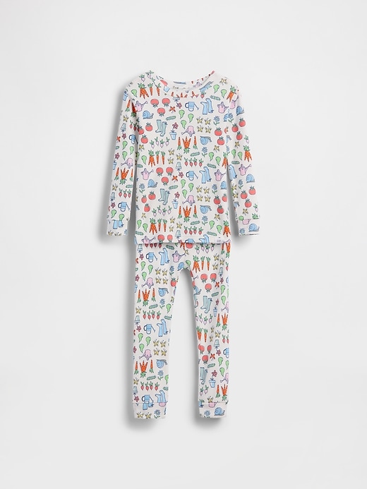 Image number 1 showing, Baby & Toddler Organic Brushed Cotton PJ Set