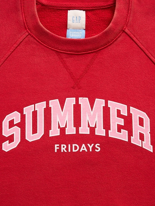 Image number 5 showing, Gap × Summer Fridays Oversized Raglan Logo Sweatshirt