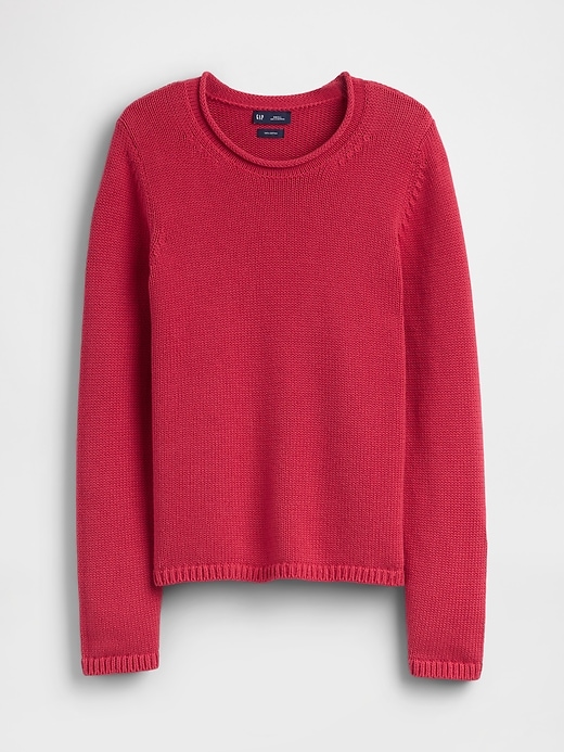 Image number 5 showing, 100% Cotton Rollneck Sweater