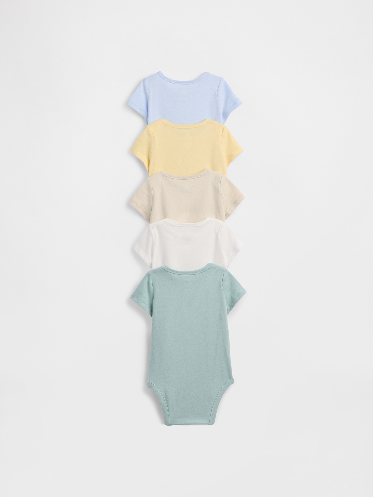 Детские боди Gap Baby First Favorites TinyRib, набор 5 шт — фото 2