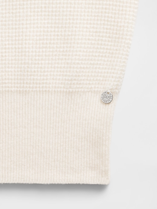 Image number 5 showing, Gap × Summer Fridays CashSoft Waffle Crop Hoodie